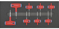 Module d'outillage Tournevis à poignée en T TORX femelle, 8 pièces, module 1/3, PB Swiss