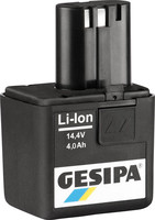 Batterie enfichable lithium-ion, 14,4 V/4 Ah