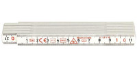 Mètre pliant en plastique n° W 59-1-10/W 59-2-10