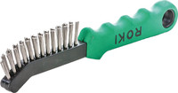 Brosse pour étriers de frein, acier inoxydable V4A, lisse