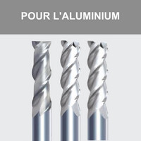 Fraises carbure pour l'aluminium