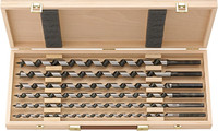 Jeu de mèches à bois à spirale unique LEWIS, 460 mm