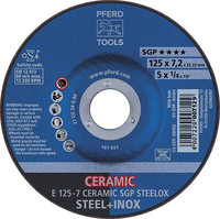 Meule d’ébarbage CERAMIC SGP STEELOX