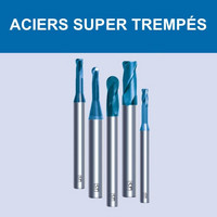 Fraises carbure pour aciers super trempés - HRC68