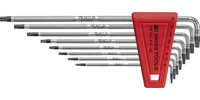 Jeu de clés mâles coudées pour TORX®, longues, n° PB 3411.H 6-25