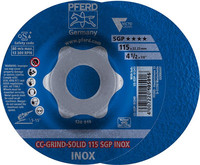 Meule abrasive CC-GRIND SOLID SGP INOX