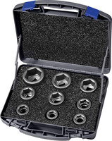 Coffret de douilles à choc 3/4", 11 pièces