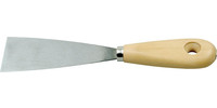 Couteau de peintre, acier, manche en bois