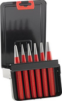 Jeu de chasse-clous dans un coffret en tôle d'acier