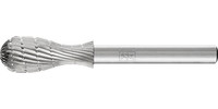 Fraise sur tige HSS, denture 3, forme lobée HSS 64