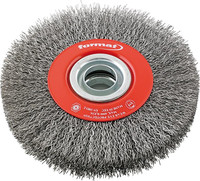 Brosse circulaire, acier, ondulé, 0,3 mm