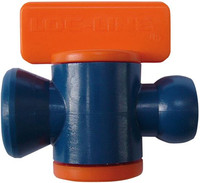 Robinet d’arrêt articulé pour tuyau de réfrigérant lubrifiant 1/2"