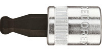 Embout de vissage 1/4" pour vis 6 pans, avec tête sphérique, n° IN 20 K