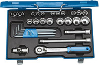 Coffret de douilles 1/2", en pouces américains, n° D 19 WAU-20