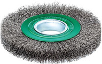 Brosse circulaire, inox V2A, ondulé