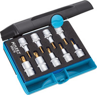 Coffret de douille tournevis 1/2" pour vis TORX®, n° 992/9